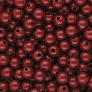 DQ Abalorios acrílicos 10 mm brillante Salsa red 18-1657 TCX
