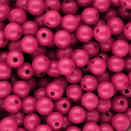 DQ Abalorios acrílicos 10 mm brillante Rose violet 17-2624 TCX