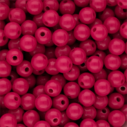 DQ Abalorios acrílicos 10 mm brillante Fuchsia 17-2031 TCX