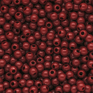 DQ Abalorios acrílicos 6 mm brillante Salsa red 18-1657 TCX