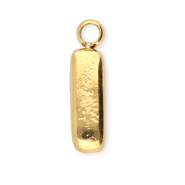 Colgantes Acero Inox letra I Dorado