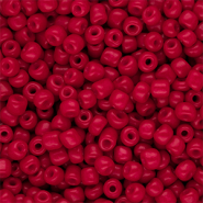 Rocalla cristal 6/0 (4mm) Rojo