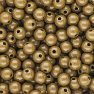 DQ Abalorios acrílicos 10 mm brillante Wood thrush brown 17-1129 TCX