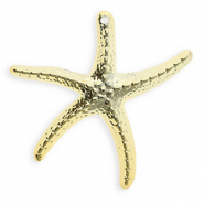 Colgantes acrílicos estrella de mar Dorado