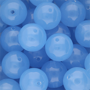 DQ® Abalorios acrílicos 16 mm brillante Azul