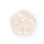 Colgante conchas flor Rosa melocotón