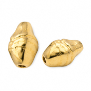 Abalorios met&aacute;licos DQ &oacute;valo Dorado (sin n&iacute;quel)