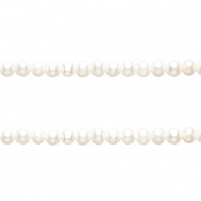 TQ Perlas de agua dulce redondos 5 mm Blanco natural