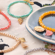 Set de inspiraciones DIY: Pulseras faceteadas facilísimas