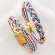 Set de inspiraciones Descubra aquí cómo hacer pulseras con nuestra nueva colección de cuero DQ