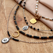 Set de inspiraciones Ponte manos a la obra con las cuentas y abalorios de metal DQ para una colección de invierno