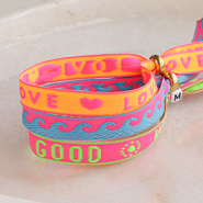 Set de inspiraciones Inspiración en joyería con cinta texto en colores neón