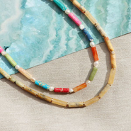 Set de inspiraciones Creación de joyería colorida con abalorios de piedra natural tubo