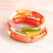 Set de inspiraciones Trucos para crear pulseras con abalorios acrílicos brillantes