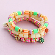 Set de inspiraciones Trucos para crear una colección de pulseras con abalorios de polímero