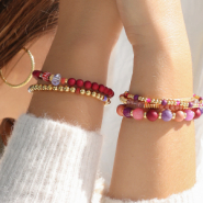 Set de inspiraciones Cómo diseñar pulseras de moda con abalorios acrílicos
