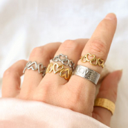 Set de inspiraciones Completa tu colección con nuestros anillos de acero inoxidable