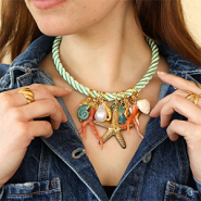 Set de inspiraciones Crea collares y pulseras a la última con el cordón trendy trenzado