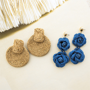 Set de inspiraciones Crea una colección boho con pendientes de rafia y denim