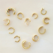Set de inspiraciones Cómo combinar pendientes ear cuff de acero inox