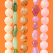 Set de inspiraciones Crea joyas statement con abalorios acrílicos