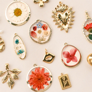Set de inspiraciones Crear collares con colgantes de flores secas