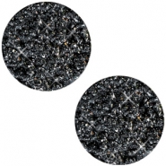 Cabuchón plano Polaris Elements 12 mm Goldstein negro