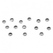 Fornituras Acero Inox chafas 3mm plata