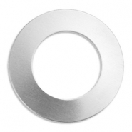 ImpressArt placa de grabado anillo 32mm Aluminio Plateado