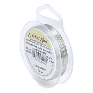 Alambre Art&iacute;stico Calibre 30 Acero inoxidable