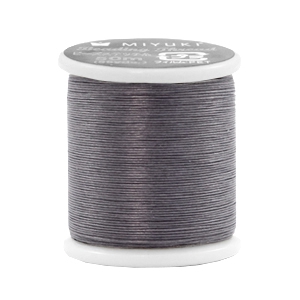 Hilo Miyuki Beading Gris oscuro