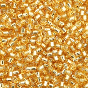 Abalorios Miyuki Delica's 11/0 Silverlined gold DB-42