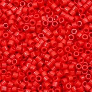 Abalorios Miyuki Delica's 11/0 Opaque red DB-723