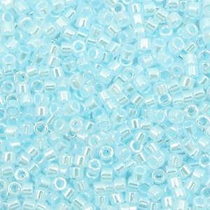 Abalorios Miyuki Delica's 11/0 Ceylon light aqua DB-239