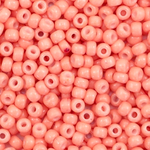Miyuki Rocalla 8/0 Duracoat opaque dark salmon pink 8-4462