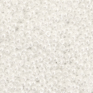 Miyuki Rocalla 11/0 Ceylon white pearl 11-528