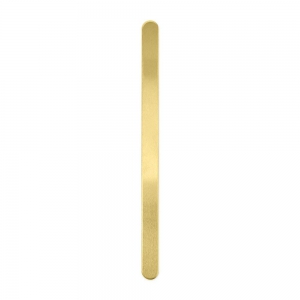ImpressArt Tiras de grabado para pulsera 15cmx10mm Lat&oacute;n Dorado