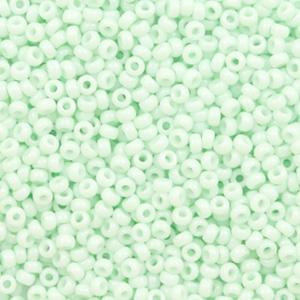 Miyuki Rocalla 11/0 Opaque light mint green 11-3318