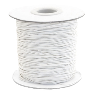 Hilo el&aacute;stico en color 1mm blanco off