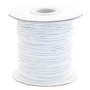 Hilo el&aacute;stico en color 1mm blanco