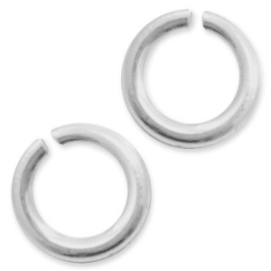 Plata 925 Fornituras anillas 5mm Plata