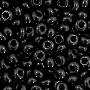 Rocallas Preciosa 6/0-23980 Natural opaco-negro