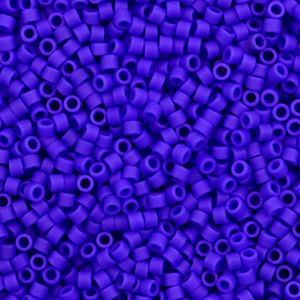 Abalorios Miyuki Delica's 11/0 Opaque matte cobalt blue DB-756