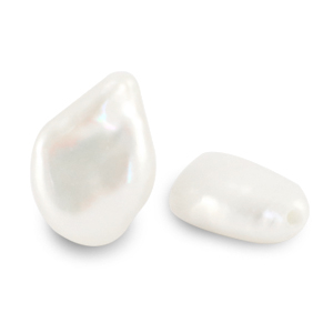 BQ Perlas de agua dulce keshi brillo intenso Blanco natural