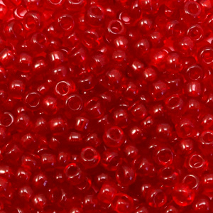 Rocalla Miyuki 8/0 Transparant ruby red 8-141