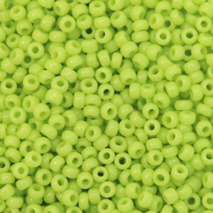 Rocalla Miyuki 11/0 Opaque chartreuse green 11-416