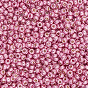 Rocalla Miyuki 11/0 Duracoat galvanized hot pink 11-4210