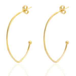 Pendientes Acero Inox Dorado