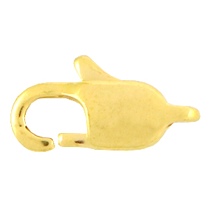 Fornituras Acero inox mosquet&oacute;n 11mm Dorado