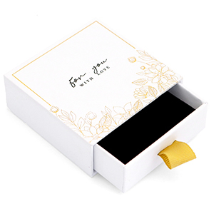 Cajitas de joyer&iacute;a (regalo) "for you with love" Blanco